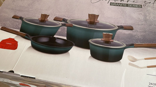 10pcs GRANITE sufuria set | - Elegant Households KE