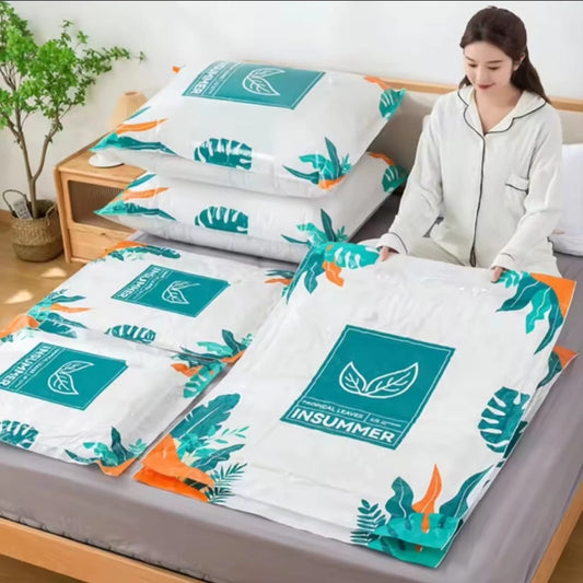 10pcs set Vacuum compression storage bags (with electric pump) | - Elegant Households KE