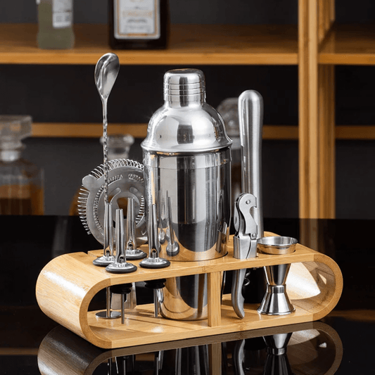 12 - Piece Stainless Steel Cocktail Shaker Set (750ml) | - Elegant Households KE
