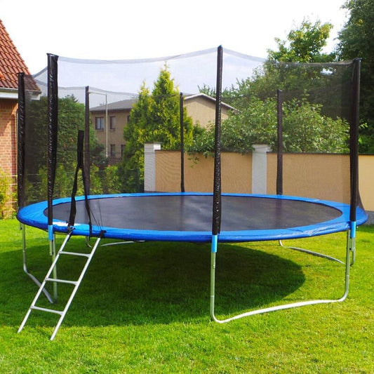 14 FT Trampoline with Safety Enclosure Net | - Elegant Households KE