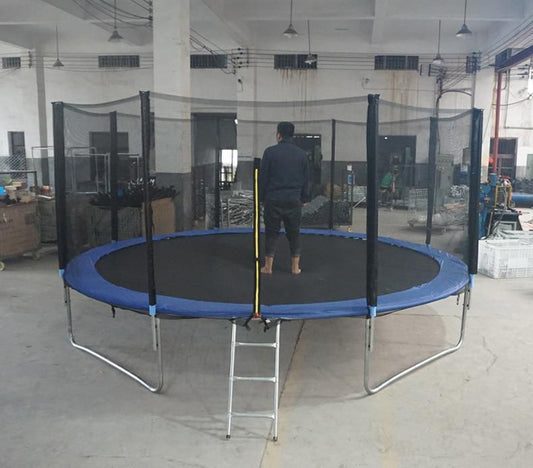 14 FT Trampoline with Safety Enclosure Net | - Elegant Households KE