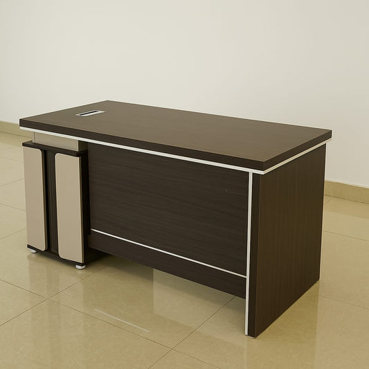 Office Table Price in Kenya - Modern Executive Desk with Drawers & Wooden Finish