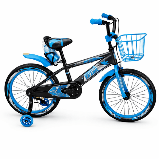 16 Inch Kids Bike with Training Wheels and Basket | - Elegant Households KE