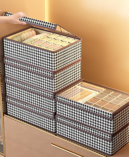 17 grid foldable undergarment organizer | - Elegant Households KE