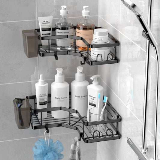 2 - Pack Shower Caddy Shelf | - Elegant Households KE