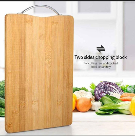 2 - Sided Wooden Bamboo Chopping Board | - Elegant Households KE