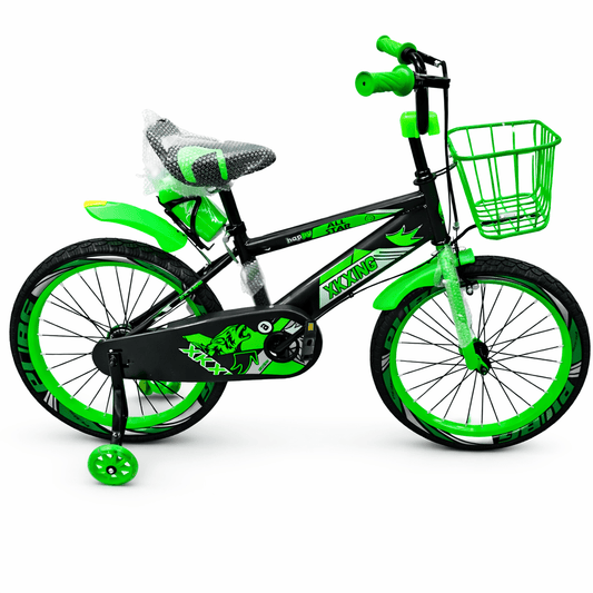 20 Inch Kids Bike with Training Wheels and Basket | - Elegant Households KE