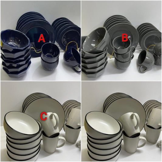 24pcs ceramic Dinner sets | - Elegant Households KE