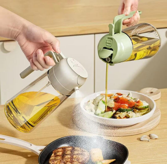 2in 1 oil jar Sprayer & dispenser | - Elegant Households KE