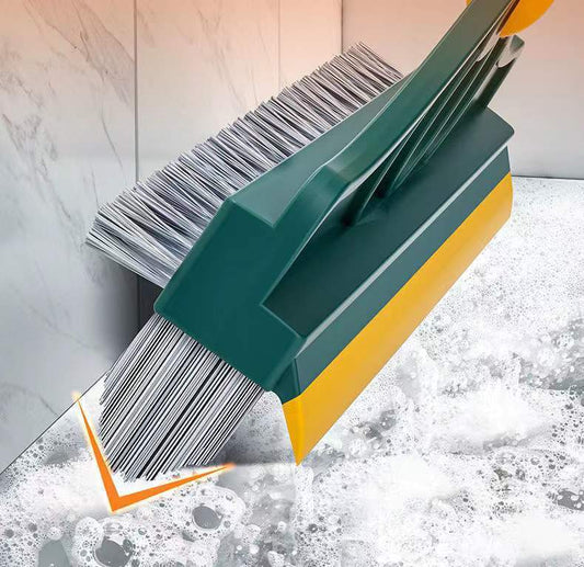 3 - in - 1 Floor scrubbing V - Shaped Brush, broom Squeegee* | - Elegant Households KE