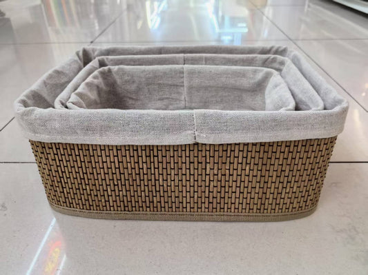3in1 organising wicker baskets | - Elegant Households KE