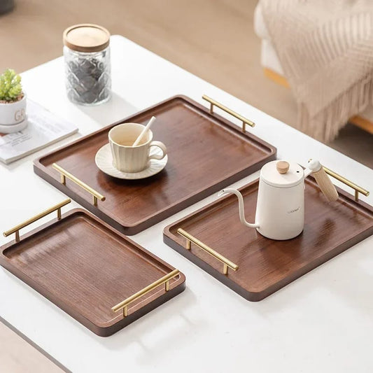 3pcs Eco friendly bamboo Trays | - Elegant Households KE
