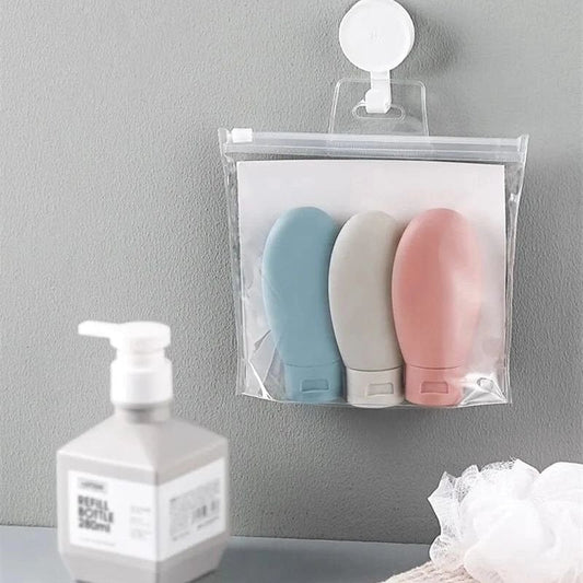 3pcs Nordic Style PE PP Women Hose Dispensing Bottle Portable | - Elegant Households KE