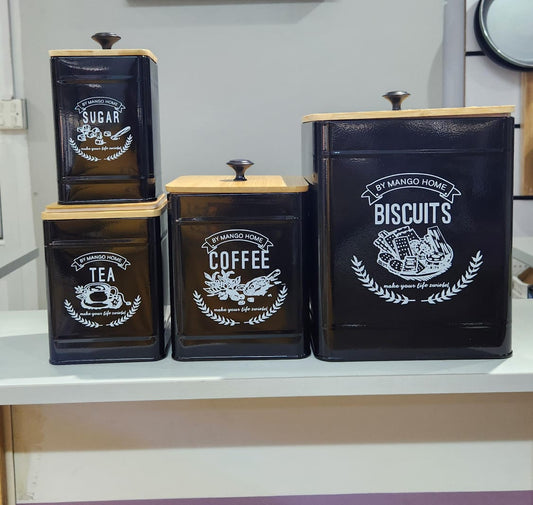 4 in 1 canisters set | - Elegant Households KE