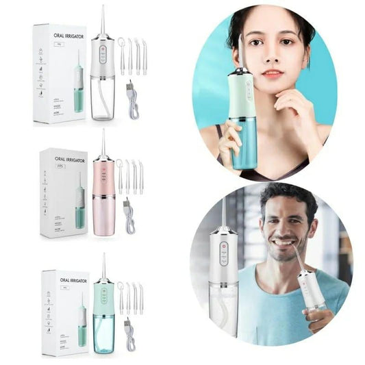 4 nozzles New Dental Water Jet Irrigator 1400rpm Teeth Cleaner | - Elegant Households KE