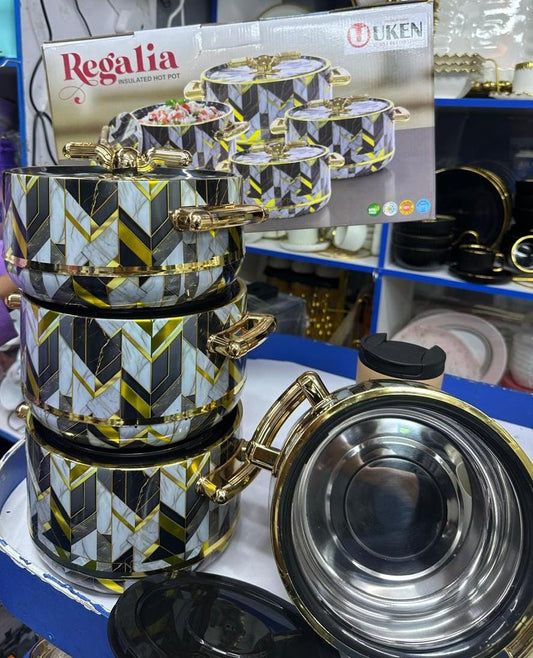 4 - Piece Regalia Hot Pot Set | - Elegant Households KE