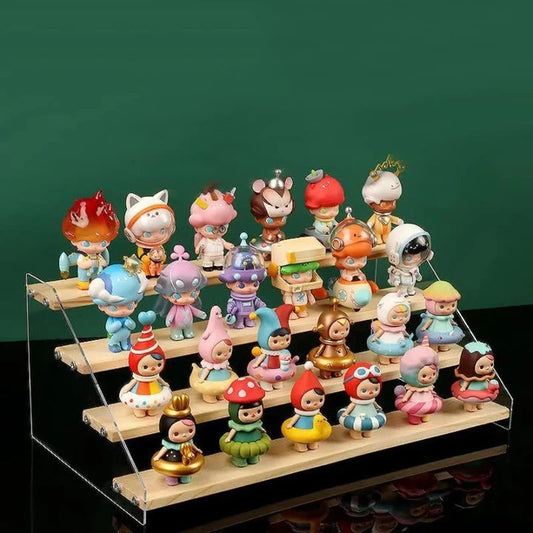 4 Tier Bamboo and Acrylic multi purpose stand | - Elegant Households KE