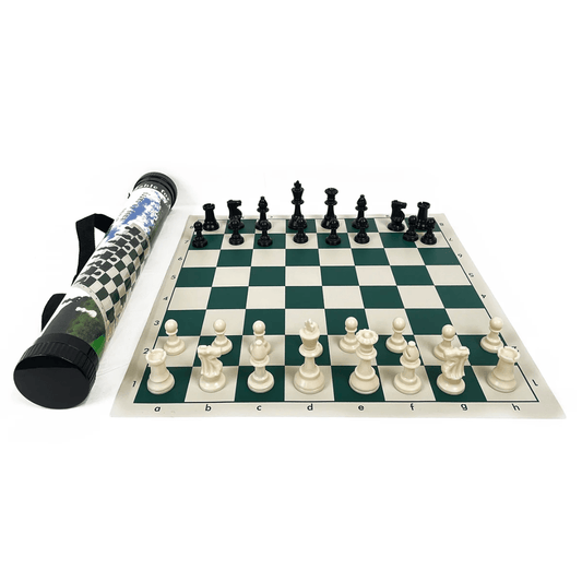 42cm Portable Chess Mat Game Set with Pieces | - Elegant Households KE