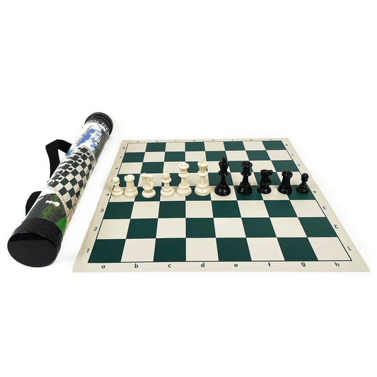 42cm Portable Chess Mat Game Set with Pieces | - Elegant Households KE