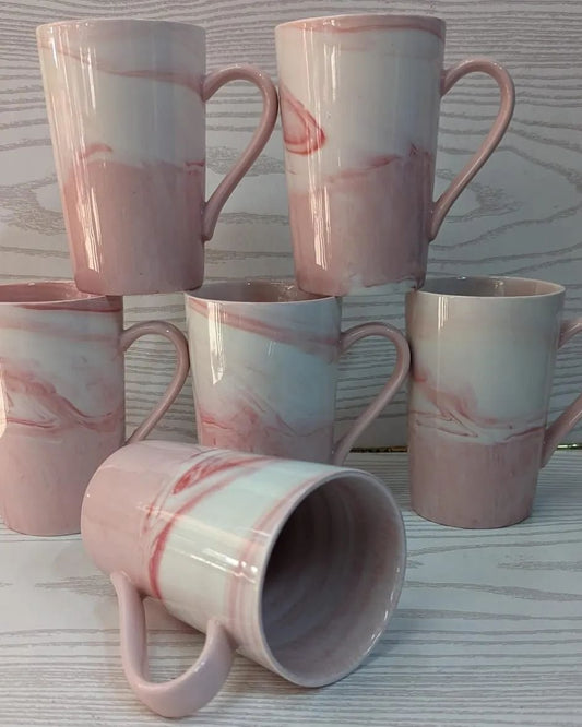 450ml Mable Color Porcelain Ceramic Mug | - Elegant Households KE