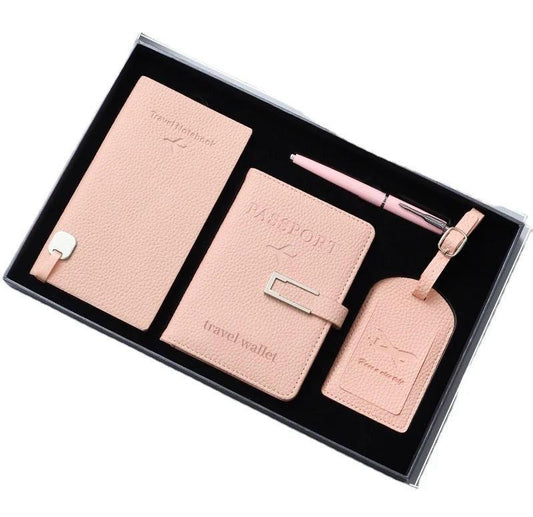 4pcs Exquisite travel set accessories with gift box | - Elegant Households KE