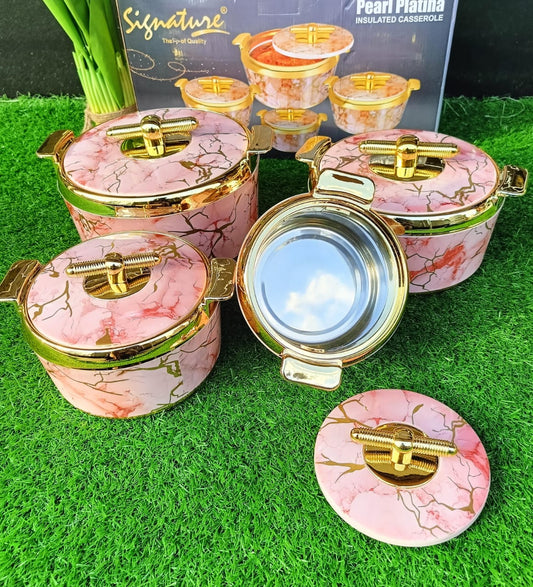 4pcs Insulated Classy Hotpots | - Elegant Households KE