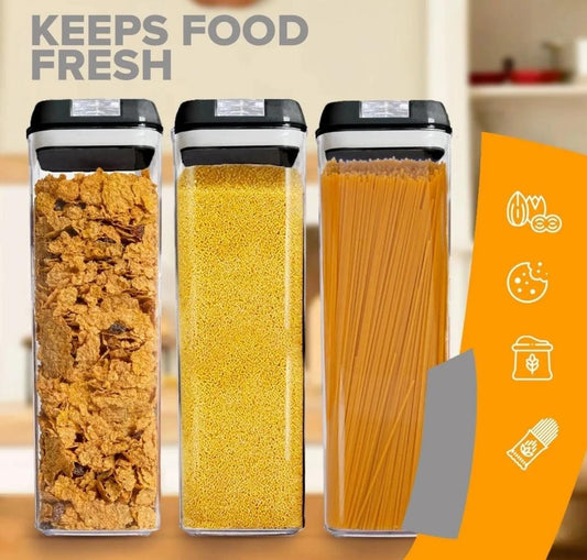 4pcs set Acrylic food containers | - Elegant Households KE
