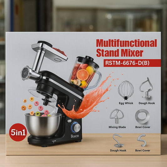 5 - in - 1 Multifunctional Stand Mixer | 1400W Blender & Grinder | - Elegant Households KE