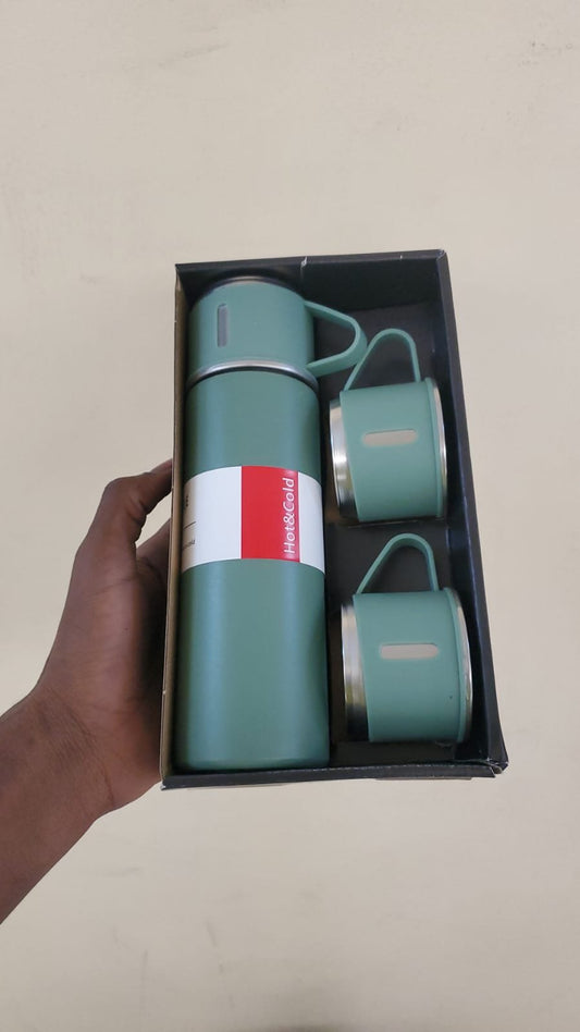 500ml Thermo flask with 2 cups | - Elegant Households KE