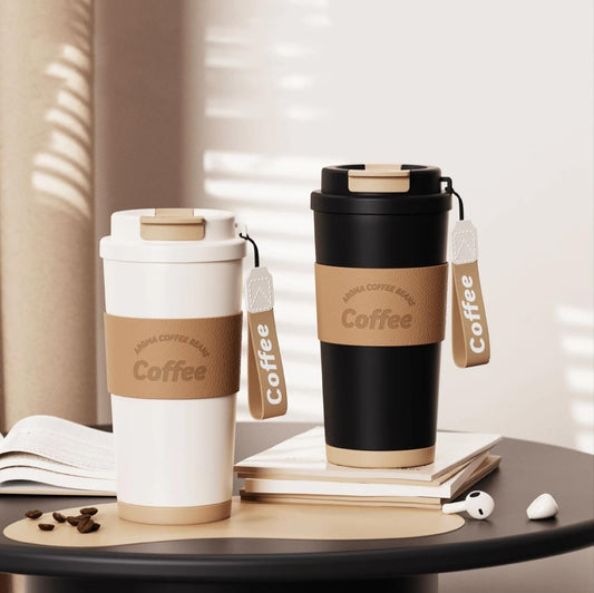 550ml Leakproof Stainless Steel Insulated Mug | - Elegant Households KE
