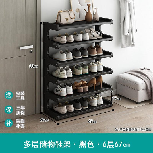 6 Layer Bamboo shoe rack | - Elegant Households KE