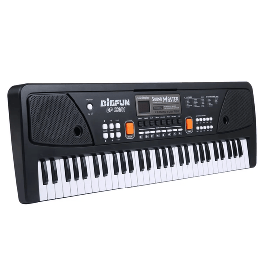 61 Keys Rechargeable Electronic Piano Keyboard with Microphone | - Elegant Households KE
