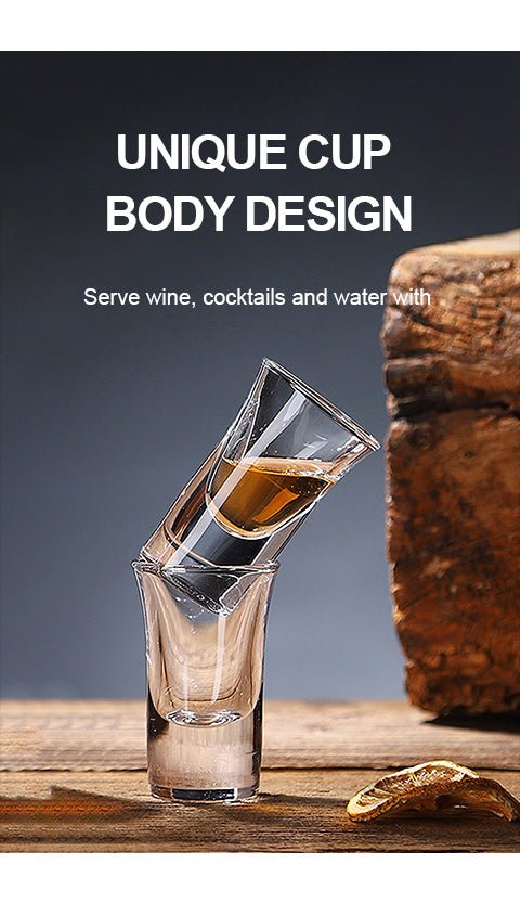 6pcs High quality Shot glasses/ Tot Glasses | - Elegant Households KE