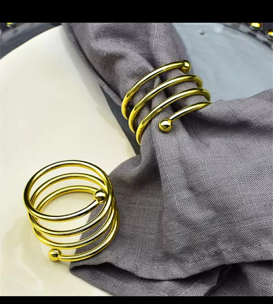 6pcs Napkin ring holder | - Elegant Households KE