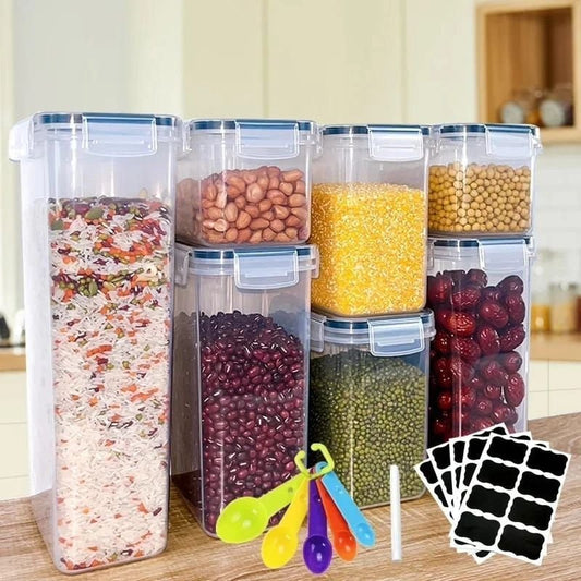 7pcs Food/Pantry Storage Containers | - Elegant Households KE