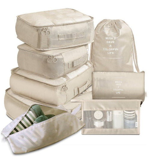 8in 1 travel bag organiser | - Elegant Households KE