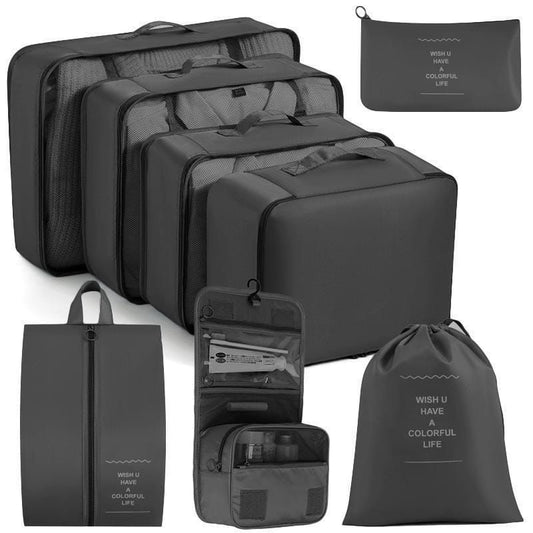 8pcs Luggage Travel Organizers | - Elegant Households KE