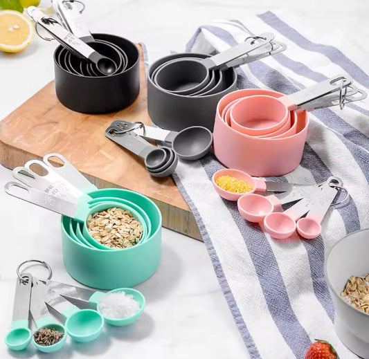 8pcs Multipurpose measuring spoons/Cups | - Elegant Households KE