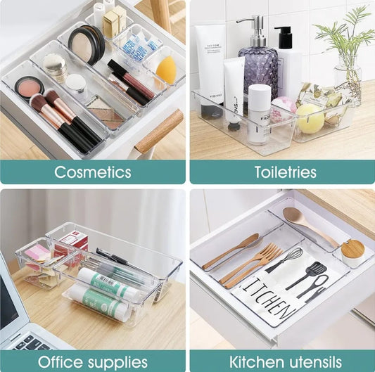 25pcs set drawer organizers