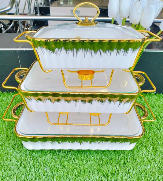 Classy Ceramic Food Warmer