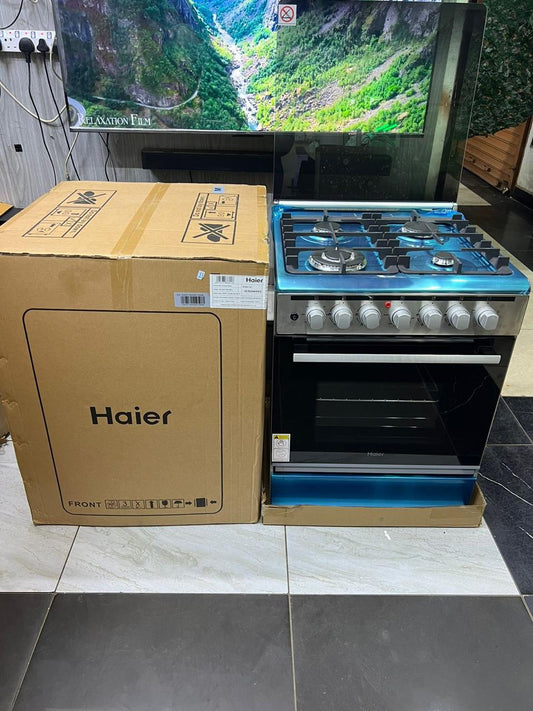 Haier 4 Gas 60X60 Cooker with Electric Oven - ( HCR2040EES )