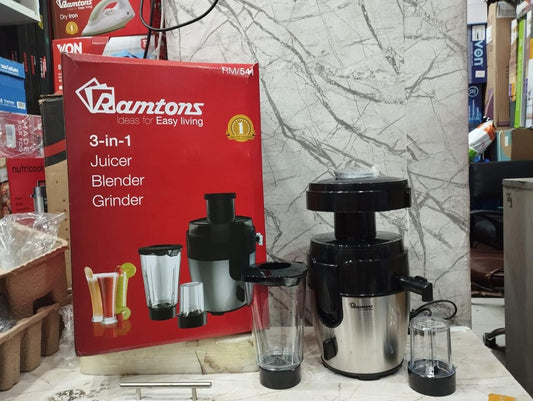 Ramtons 3-IN-1 Juicer Blender Grinder