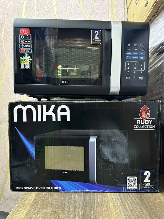 MIKA Microwave Oven, *23L*, Digital, Solo, Black ( MMWDSPR2312B )