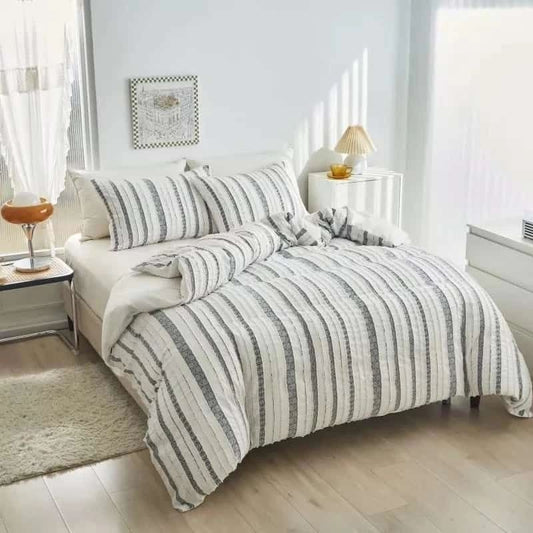 Soft Luxurious Microfiber Duvet Cover Set 220×240cm with 2 Pillowcases – Premium King Size Bedding