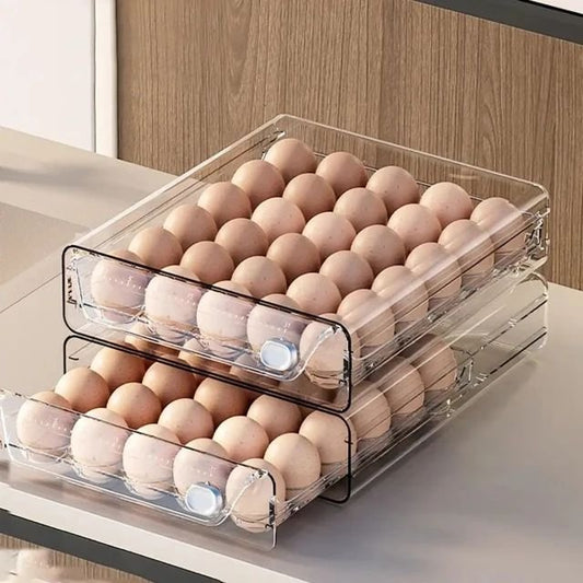 Acrylic Egg Tray with Lid | - Elegant Households KE