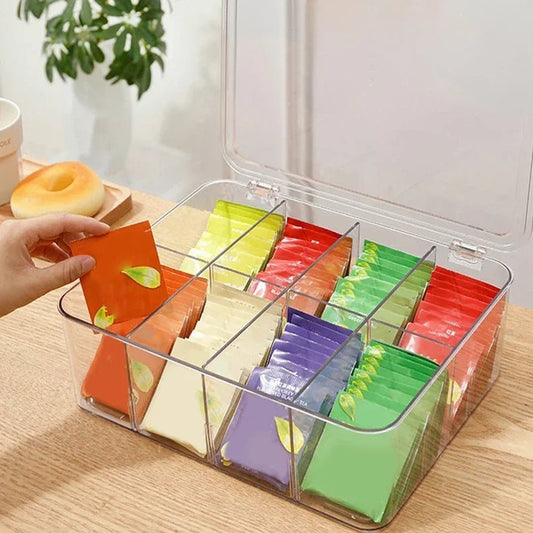 Acrylic Tea Bag & Coffee Organizer | - Elegant Households KE