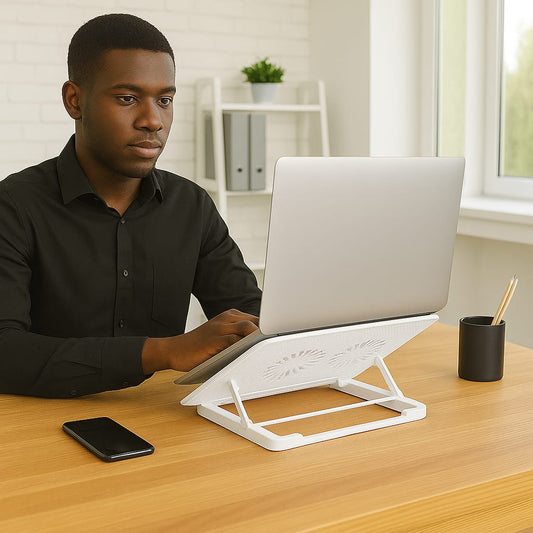 Laptop Stand - Adjustable, Portable & Perfect for Home, Office or Bedside Use