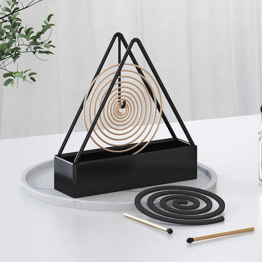 Anti - scald mosquito coil holder with tray | - Elegant Households KE