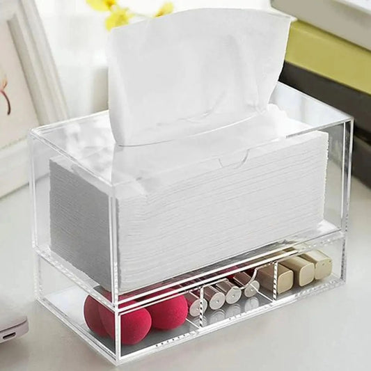 Arcylic Cosmestic/Serviette Organizer | - Elegant Households KE