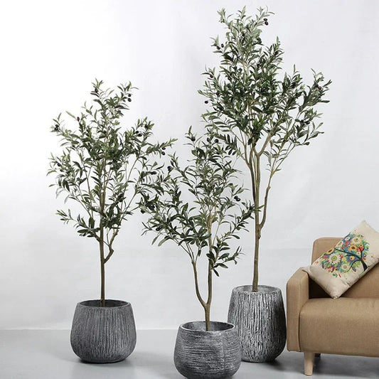 Artificial Olive Tree 1.6m & 1.8m – Lifelike Decorative Olive Plant for Home & Office Décor | - Elegant Households KE